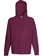 Fruit of the Loom Lightweight Hooded Sweat Pánska mikina s kapucou a raglánovými rukávmi 16.2140 burgundská Fruit of the Loom Lightweight Hooded Sweat Pánska mikina s kapucou a raglánovými rukávmi 16.2140 burgundská
