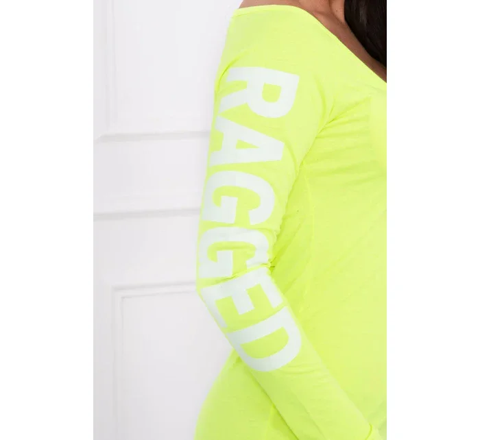 Otrhané žlté neónové šaty Otrhané žlté neónové šaty