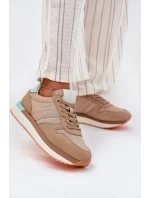 Dámské Semišové Tenisky Big Star model 21693008 HIPOLY SYSTEM Tmavě béžové - Big Star Shoes Dámské Semišové Tenisky Big Star model 21693008 HIPOLY SYSTEM Tmavě béžové - Big Star Shoes