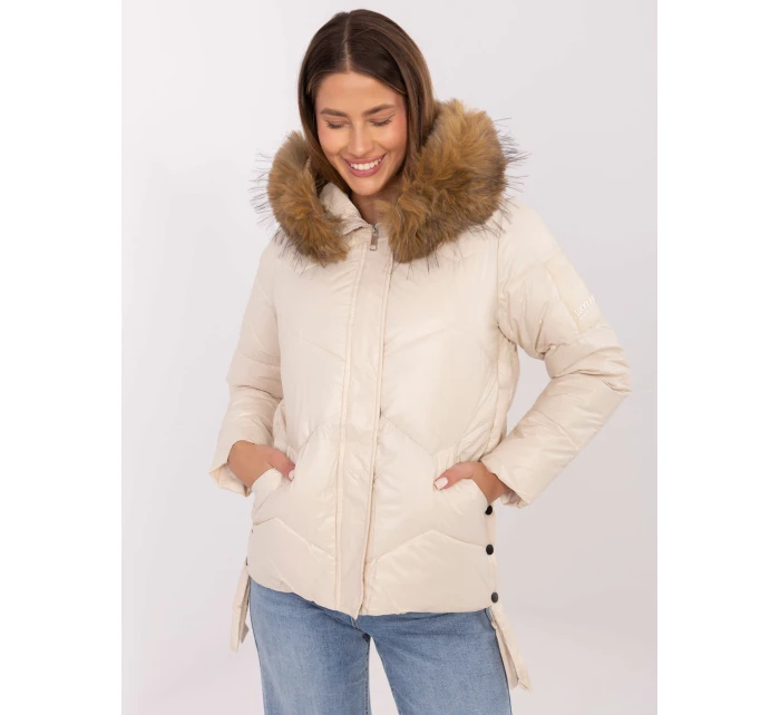 Bunda MBM KR 856.98P svetlo béžová