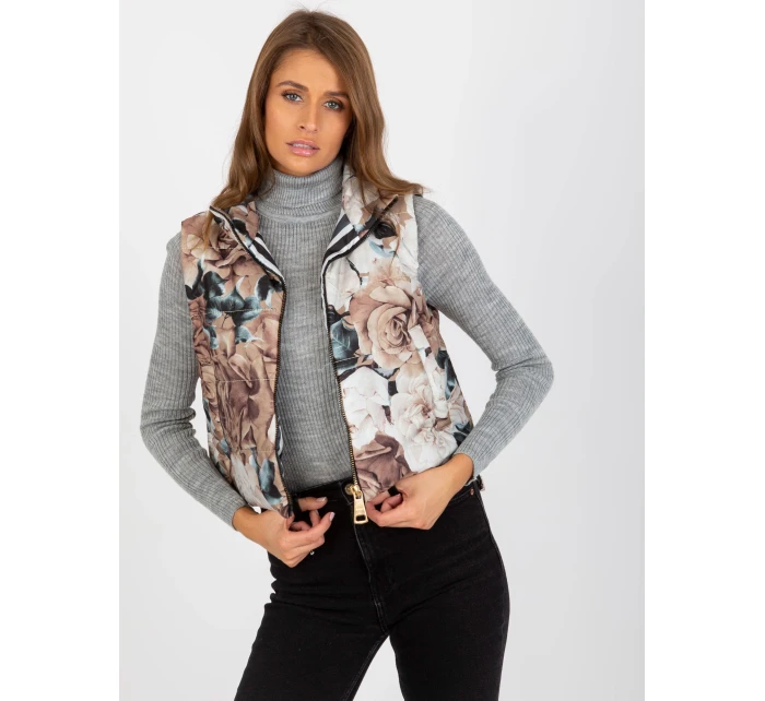 Dámska vesta RV KZ 11445.98P béžová Dámska vesta RV KZ 11445.98P béžová