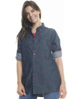 Big Star Košeľa s dlhým rukávom 145676 Dark Jeans-603