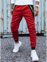 Pánske červené tepláky FashionStreet UX4442