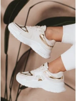 Dámské sportovní tenisky beige Dstreet model 21983277 - FashionStreet