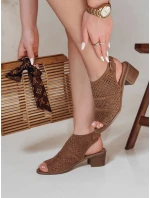 khaki khaki dámské sandály Dstreet model 21984578 - FashionStreet