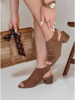 khaki khaki dámské sandály Dstreet model 21984578 - FashionStreet