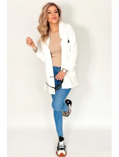 Dámské sako Laura white - MM FASHION