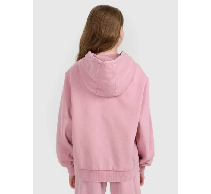 Dívčí mikina s kapucí model 21868360 - 4F Dívčí mikina s kapucí model 21868360 - 4F