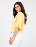 Sweter IT SW model 21958679 ciemny żółty - FPrice Sweter IT SW model 21958679 ciemny żółty - FPrice