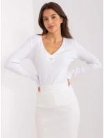 Bluzka RV BZ model 18970121 biały - FPrice Bluzka RV BZ model 18970121 biały - FPrice