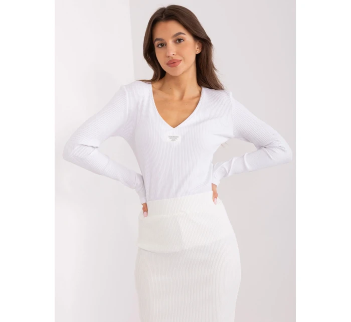 Bluzka RV BZ model 18970121 biały - FPrice Bluzka RV BZ model 18970121 biały - FPrice