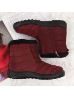 Dámske nepremokavé snehové topánky 9SN26-1467 EVE181C Burgundy - NOVINKY