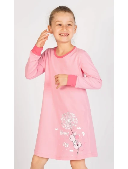Dětská noční košile s dlouhým rukávem s model 15847260 - Vienetta Kids Dětská noční košile s dlouhým rukávem s model 15847260 - Vienetta Kids