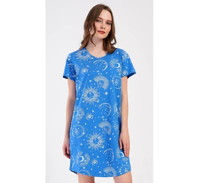 Dámske domáce šaty s krátkym rukávom Moon Dámske domáce šaty s krátkym rukávom Moon