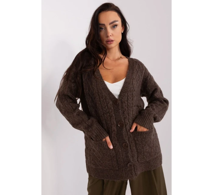 Sveter na zapínanie model 186751 AT