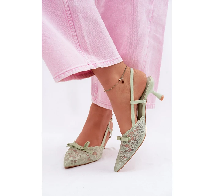 Sandále na podpätku model 226923 Vykročte štýlovo