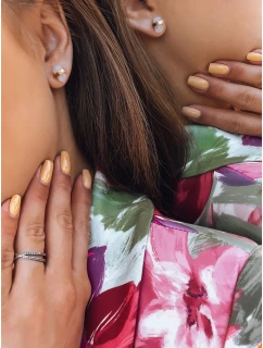 VERIEGATA ružové náušnice FashionStreet JY0010