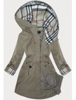 Bunda parka ve světlé khaki barvě s ozdobnou podšívkou (3) model 19709897 - BH FOREVER