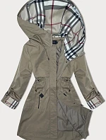 BH Forever svetlá khaki(3) bunda s ozdobnou podšívkou (BH-2401BIG)