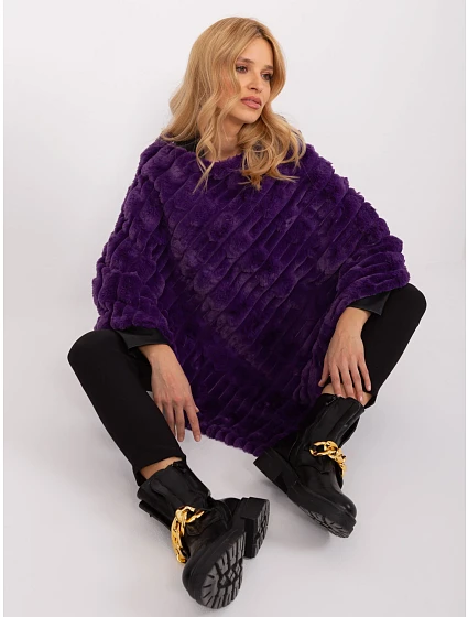 Poncho AT ciemny fioletowy model 19367643 - FPrice Poncho AT ciemny fioletowy model 19367643 - FPrice