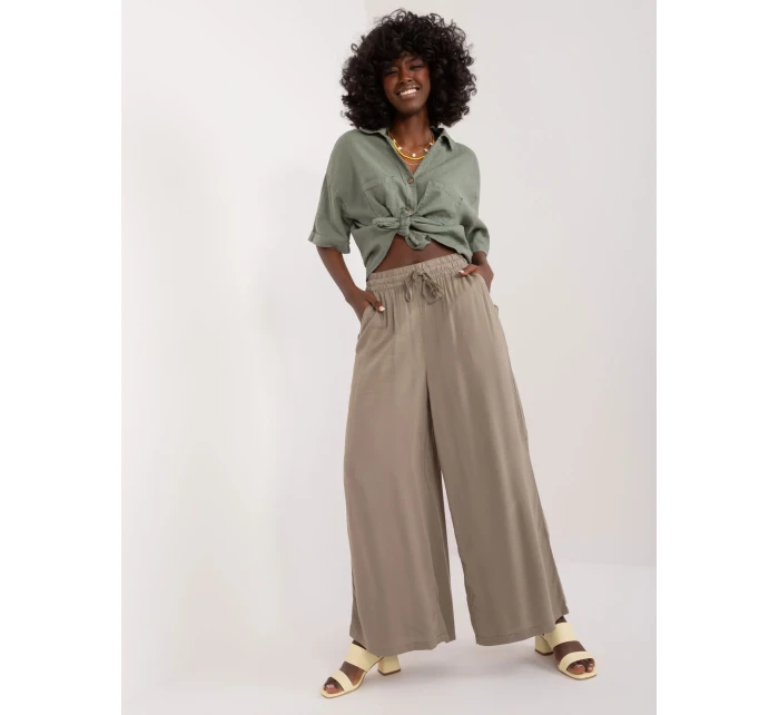 Spodnie model 20101079 khaki - FPrice Spodnie model 20101079 khaki - FPrice