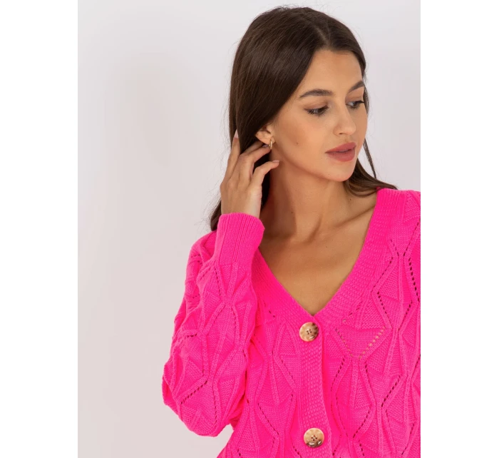Dámsky sveter LC SW 803 fluo ružový Dámsky sveter LC SW 803 fluo ružový
