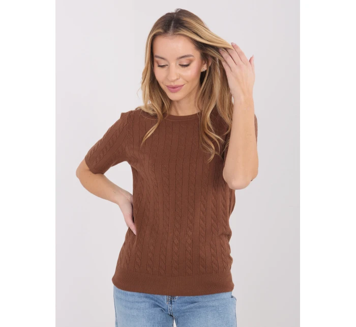 Jumper PM SW B 613.09 svetlohnedý