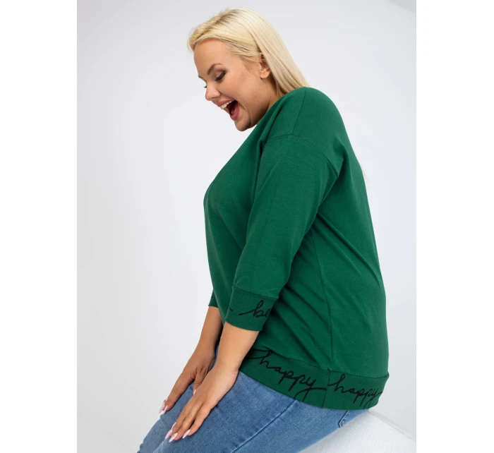 Mikina RV BL 5978.06P čierna a zelená