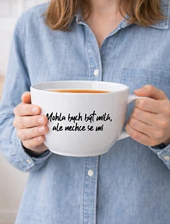 Mohol by som byť milý, ale nechcem - MEGA XXL keramický hrnček 1000 ml