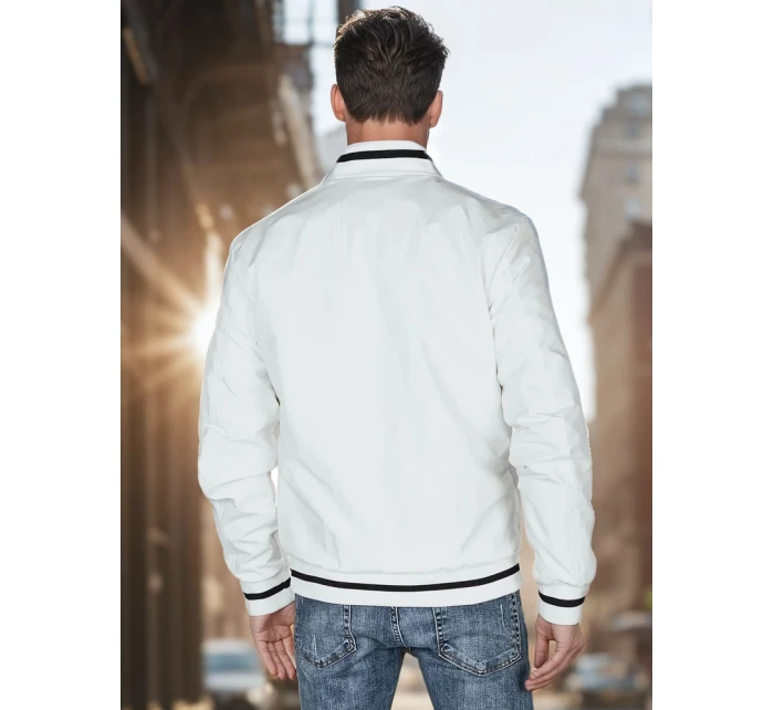 Pánská přechodná bunda bomber bílá Dstreet model 21986385 - FashionStreet