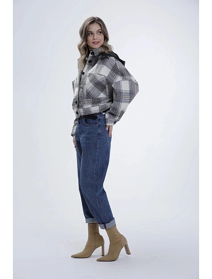 krátká košilová bunda model 18359854 - Ann Gissy