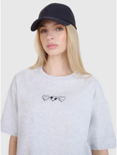 Dámské tričko oversize s potiskem model 21436903 - 4F