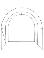 ZÁHRADNÝ TUNEL 200x200x200CM PE KONŠTRUKCIA ZELENÁ OCEL