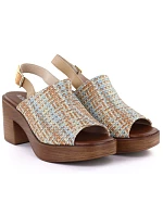 Dámské sandály na pletené M.Daszynski model 22072481 - M. Daszyński