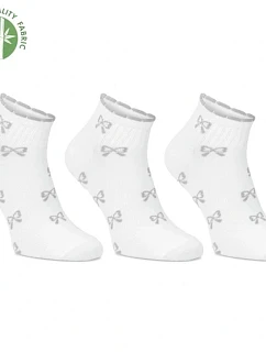 Dámské bambusové ponožky bílé model 22097394 - FILIPPO