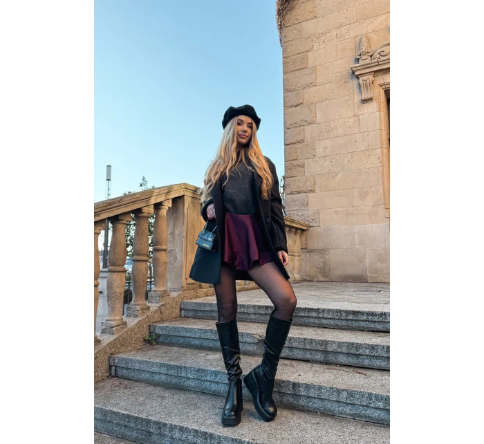 Dámské kozačky na platformě Černé model 21744716 - Boto