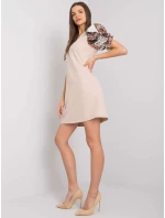 Šaty LC SK 22K model 16274891 béžová - FPrice Šaty LC SK 22K model 16274891 béžová - FPrice