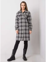 Dámsky kabát LK EN 508342 1.67 čiernobiely