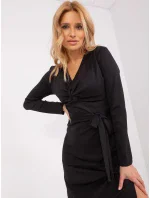 LK SK 509456 šaty.99 čierna LK SK 509456 šaty.99 čierna