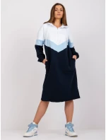 Šaty RV SK model 17047340 tmavě modrá a bílá - FPrice