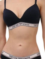 Dámska podprsenka 164410 1A227 - 0135 - Čierna - Emporio Armani
