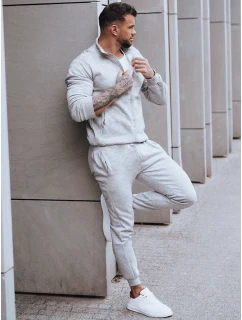 Pánské světle šedé tepláky Dstreet model 21969486 - FashionStreet