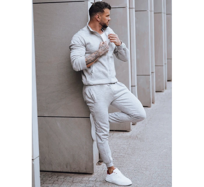 Pánské světle šedé tepláky Dstreet model 21969486 - FashionStreet Pánské světle šedé tepláky Dstreet model 21969486 - FashionStreet