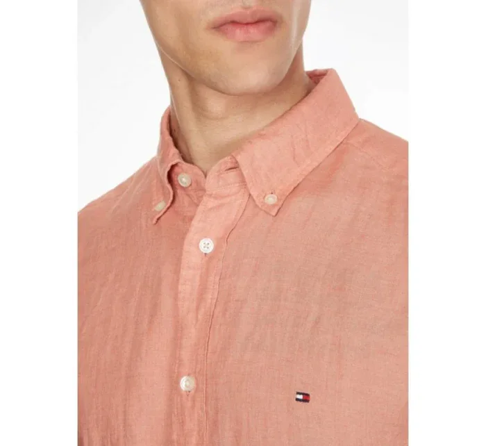 Tommy Hilfiger Košeľa z farbeného ľanu M MW0MW23147 Tommy Hilfiger Košeľa z farbeného ľanu M MW0MW23147