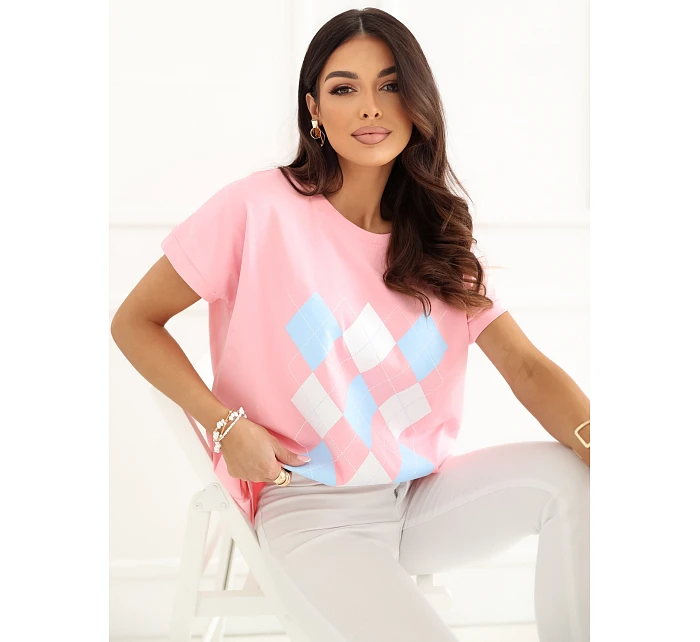 Blúzka RV BZ A1247.99 svetlo ružová