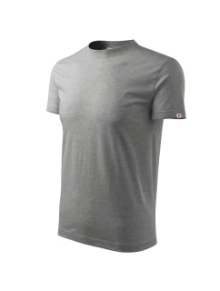 Base tričko unisex dark grey 12 (štítok značky)