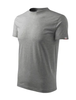 Base tričko unisex dark grey 12 (štítok značky)