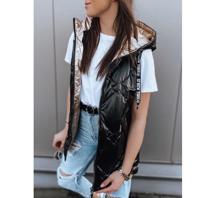 Dámská prošívaná vesta černá Dstreet model 21964341 - FashionStreet Dámská prošívaná vesta černá Dstreet model 21964341 - FashionStreet