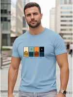 Koszulka męska z nadrukiem model 22182583 - FashionStreet Koszulka męska z nadrukiem model 22182583 - FashionStreet