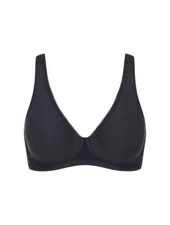 Dámska podprsenka Basic+ Soft Bra - BLACK - black 0004 - SLOGGI